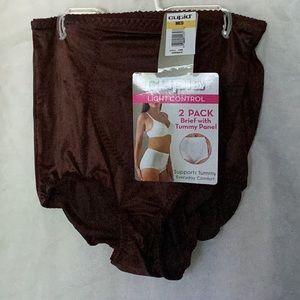Cupid light control 2 pack brief w/tummy panel new